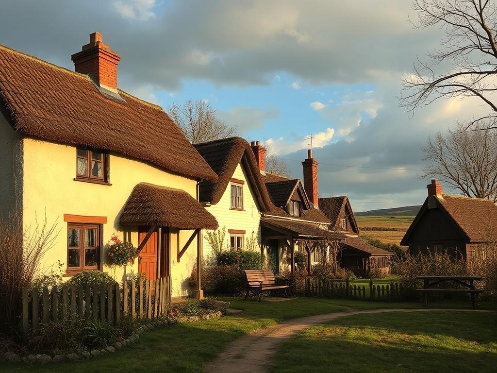 photo of a cottage settlementфото